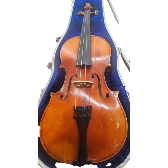 Vintage Ton Klar The Dancla William Lewis & Son 4/4 Student Violin w/ Hard Case - Picture 2 of 12